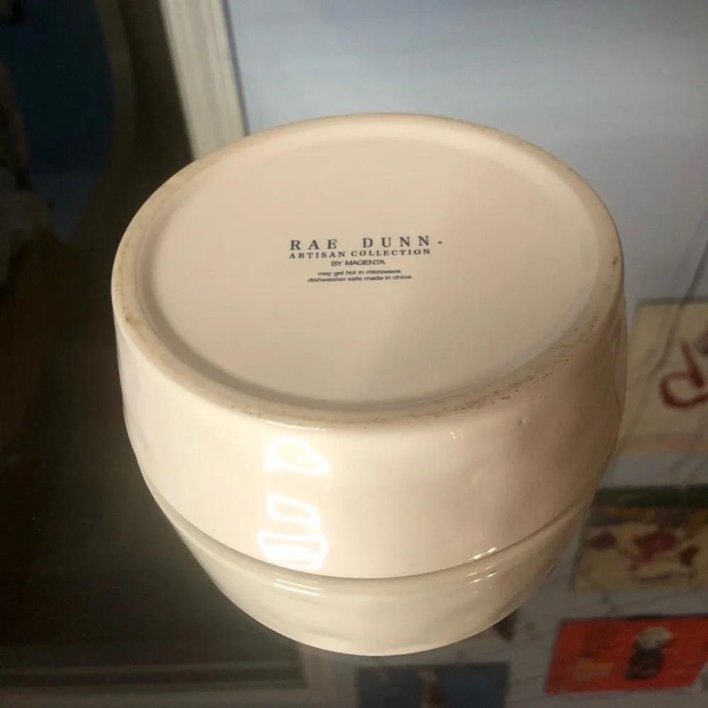 Slurp Rae Dunn dog / cat bowl